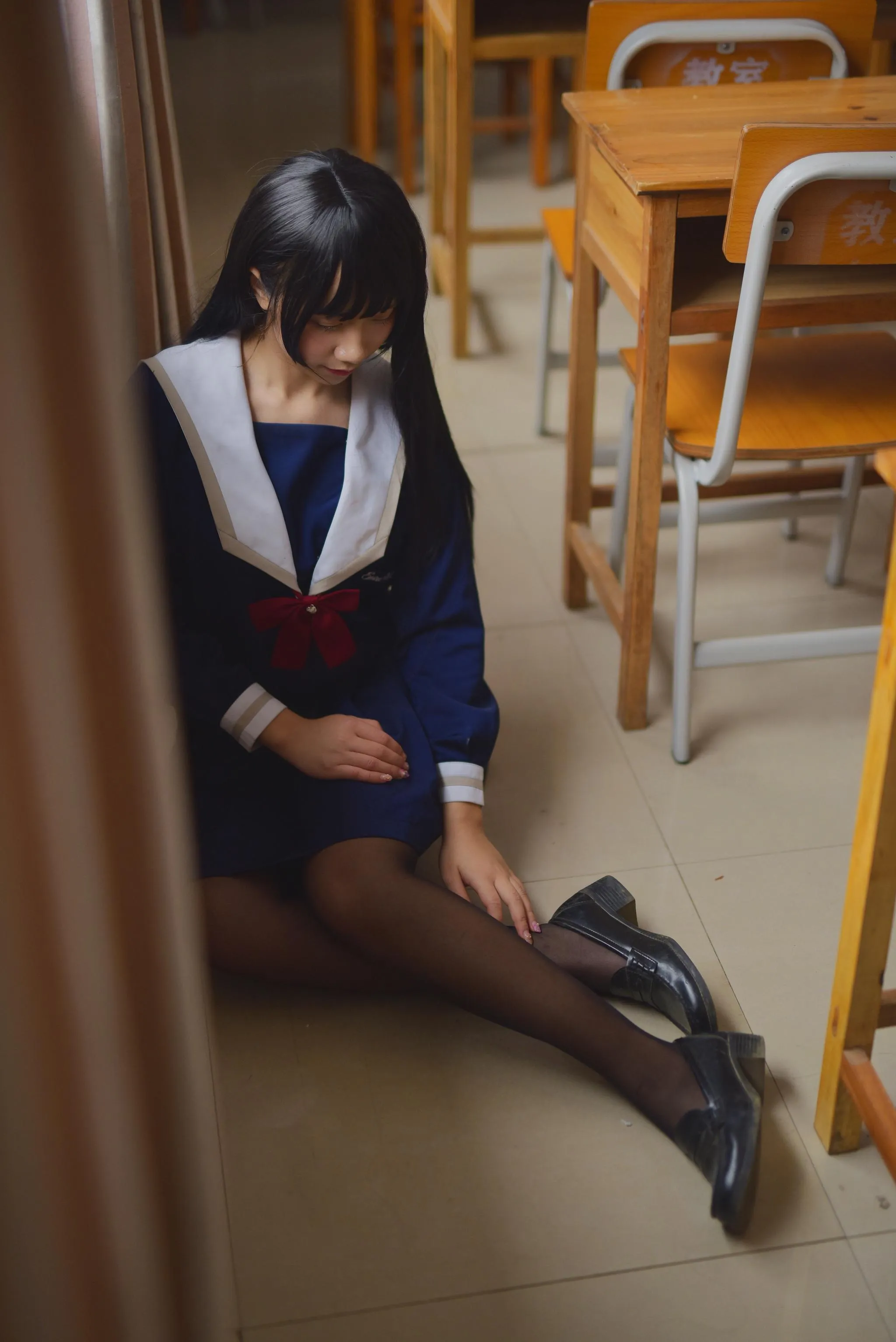 NO.35 九曲Jean-JK露脐制服 [30P]插图9